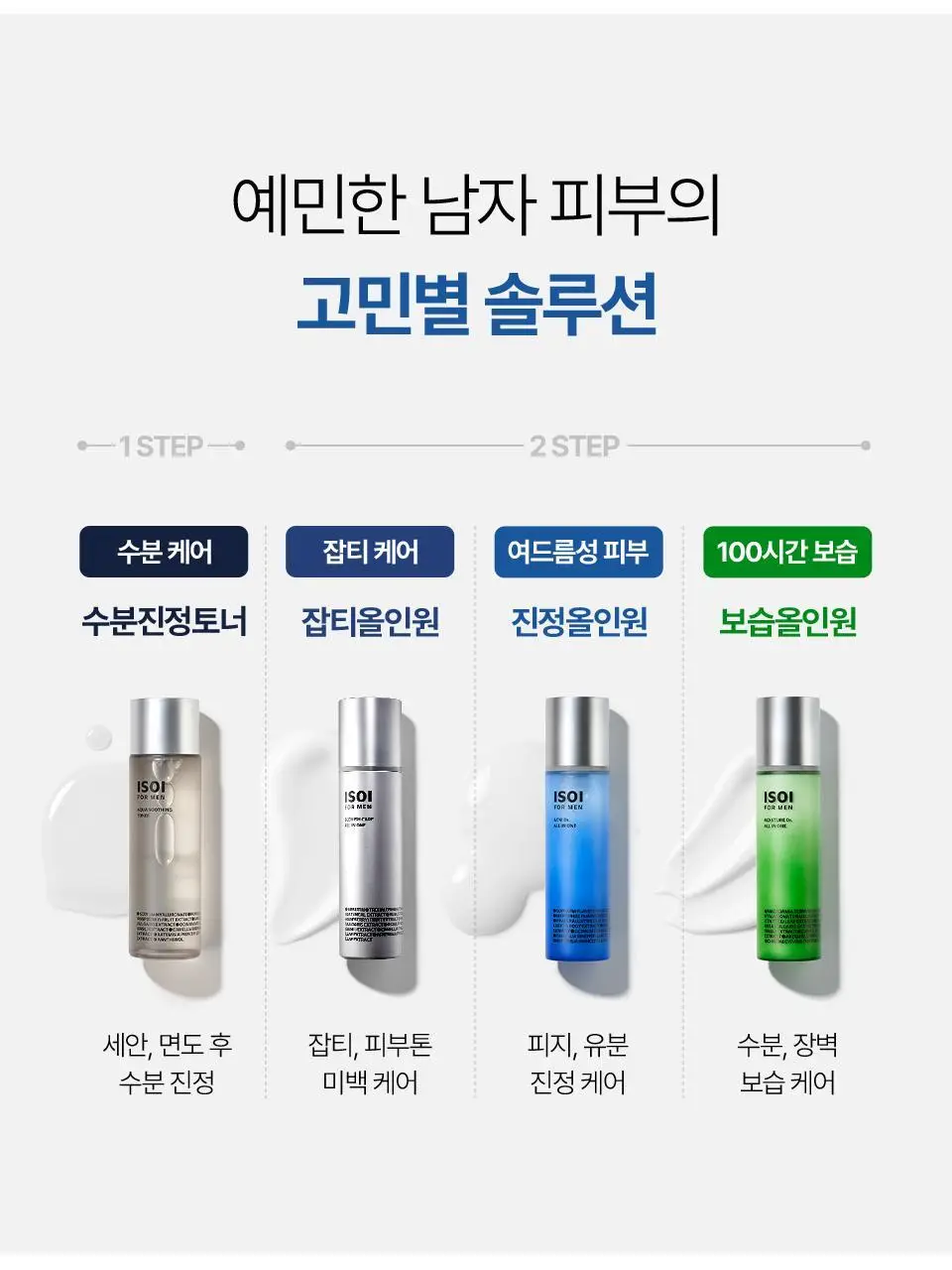 [개기름/속피지] 아이소이 포맨 아크니 닥터 올인원 100ml 기획 (+진정 올인원 15ml) 상세페이지 19